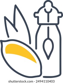 Öl-Symbol-Symbol Vektorgrafik Bild