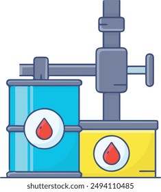 Símbolo de ícono de aceite Imagen de Vector