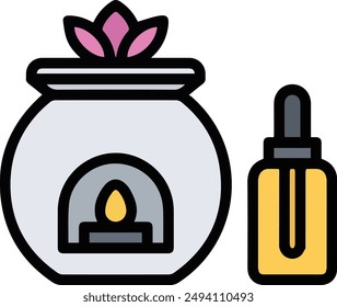 Öl-Symbol-Symbol Vektorgrafik Bild