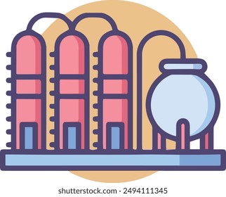 Símbolo de ícono de aceite Imagen de Vector