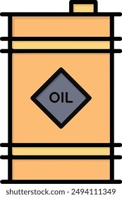 Símbolo de ícono de aceite Imagen de Vector