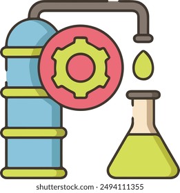 Símbolo de ícono de aceite Imagen de Vector