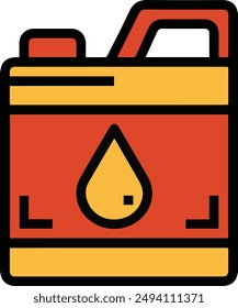 Oil icon symbol vector image