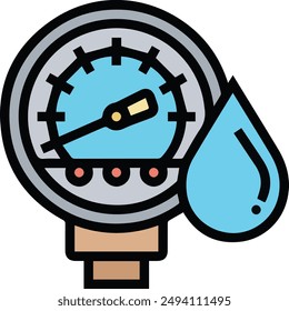 Símbolo de ícono de aceite Imagen de Vector