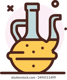 Símbolo de ícono de aceite Imagen de Vector