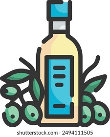 Símbolo de ícono de aceite Imagen de Vector