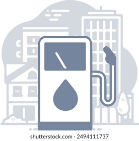 Oil icon symbol vector image