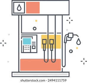 Símbolo de ícono de aceite Imagen de Vector