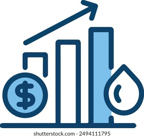 Oil icon symbol vector image