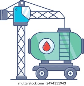 Símbolo de ícono de aceite Imagen de Vector