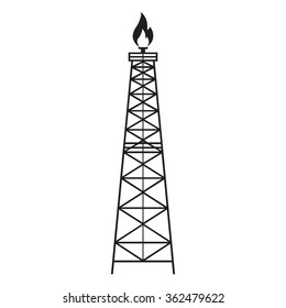 Oil icon Vector Illustration on the white background.
