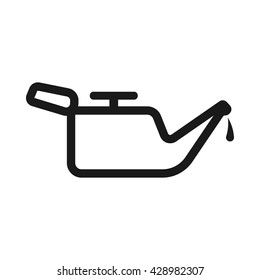 Oil icon Vector Illustration on the white background.