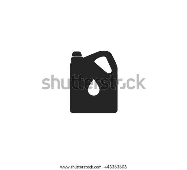 Oil icon vector. Liquid bottle.  Fuel canister\
vector icon.  Canister icon.\
