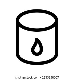 Design-Illustration des Ölsymbols Vectorsymbol