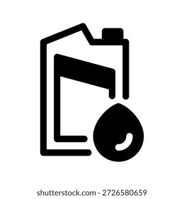 Ilustración de diseño de símbolo de Vector de ícono de aceite