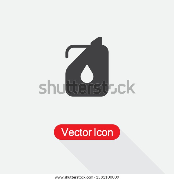 Oil Icon,Canister Icon, Gasoline Icon Vector\
Illustration Eps10