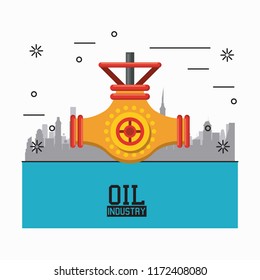 Oil industry concept
