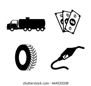 Oil industry concept with icon design, vector illustration 10 eps graphic.