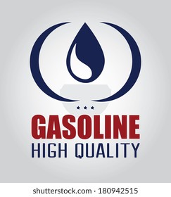 oil industry design over gray  background vector illustration 