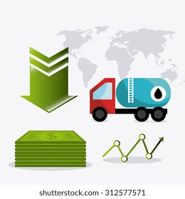 Oil industry design, vector illustration eps 10.