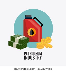 Oil industry design, vector illustration eps 10.