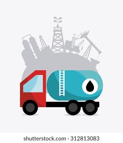 Oil industry design, vector illustration eps 10.