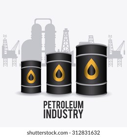 Oil industry design, vector illustration eps 10.