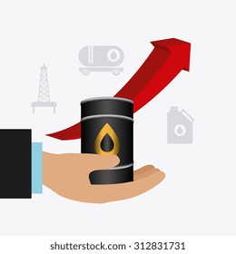 Oil industry design, vector illustration eps 10.