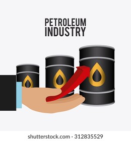 Oil industry design, vector illustration eps 10.