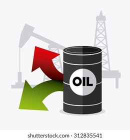 Oil industry design, vector illustration eps 10.