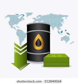 Oil industry design, vector illustration eps 10.