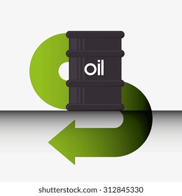 Oil industry design, vector illustration eps 10.