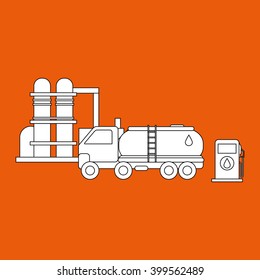 Oil Industry design, vector illustration