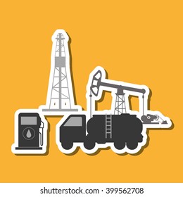 Oil Industry design, vector illustration