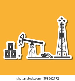 Oil Industry design, vector illustration