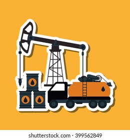 Oil Industry design, vector illustration