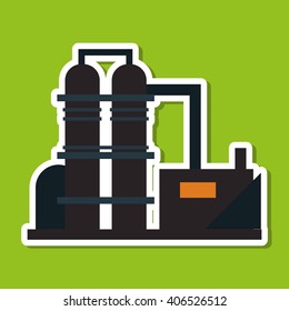Oil industry design, vector illustration