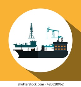 Oil Industry design, vector illustration