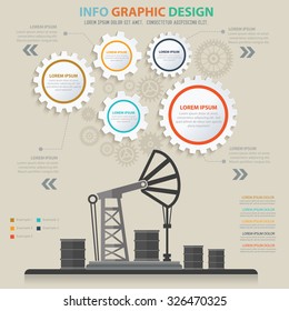 Oil industry design,info graphic concept,vector