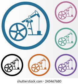 Oil industry icon