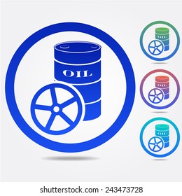Oil industry icon