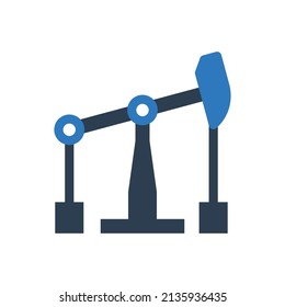 oil industry icon - pumpjack icon