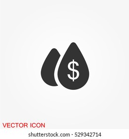 Oil industry icon vector