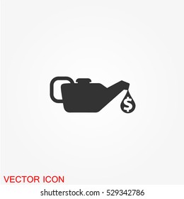 Oil industry icon vector