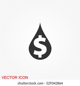 Oil industry icon vector