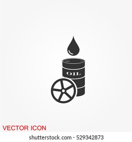 Oil industry icon vector