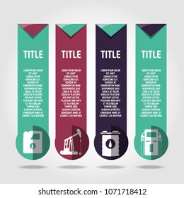 oil industry infographic template