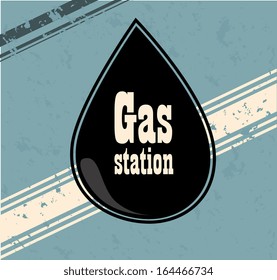 oil  industry over blue background vector illustration  