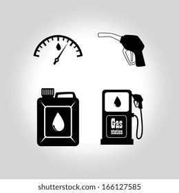 oil  industry over gray  background vector illustration
