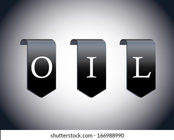 oil  industry over  gray  background vector illustration